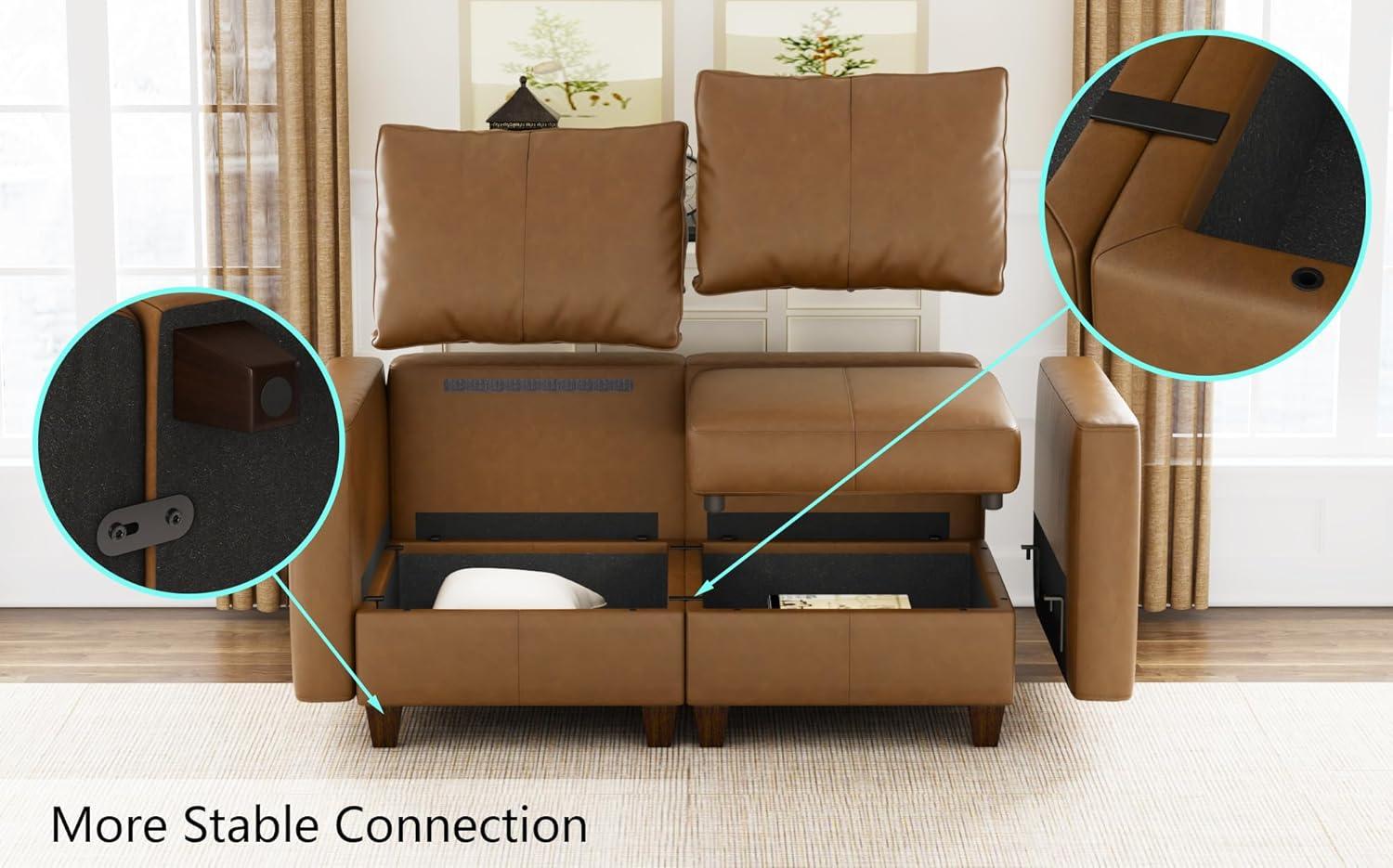 Our Review: Spacious, Convertible⁤ Faux-Leather Sectional