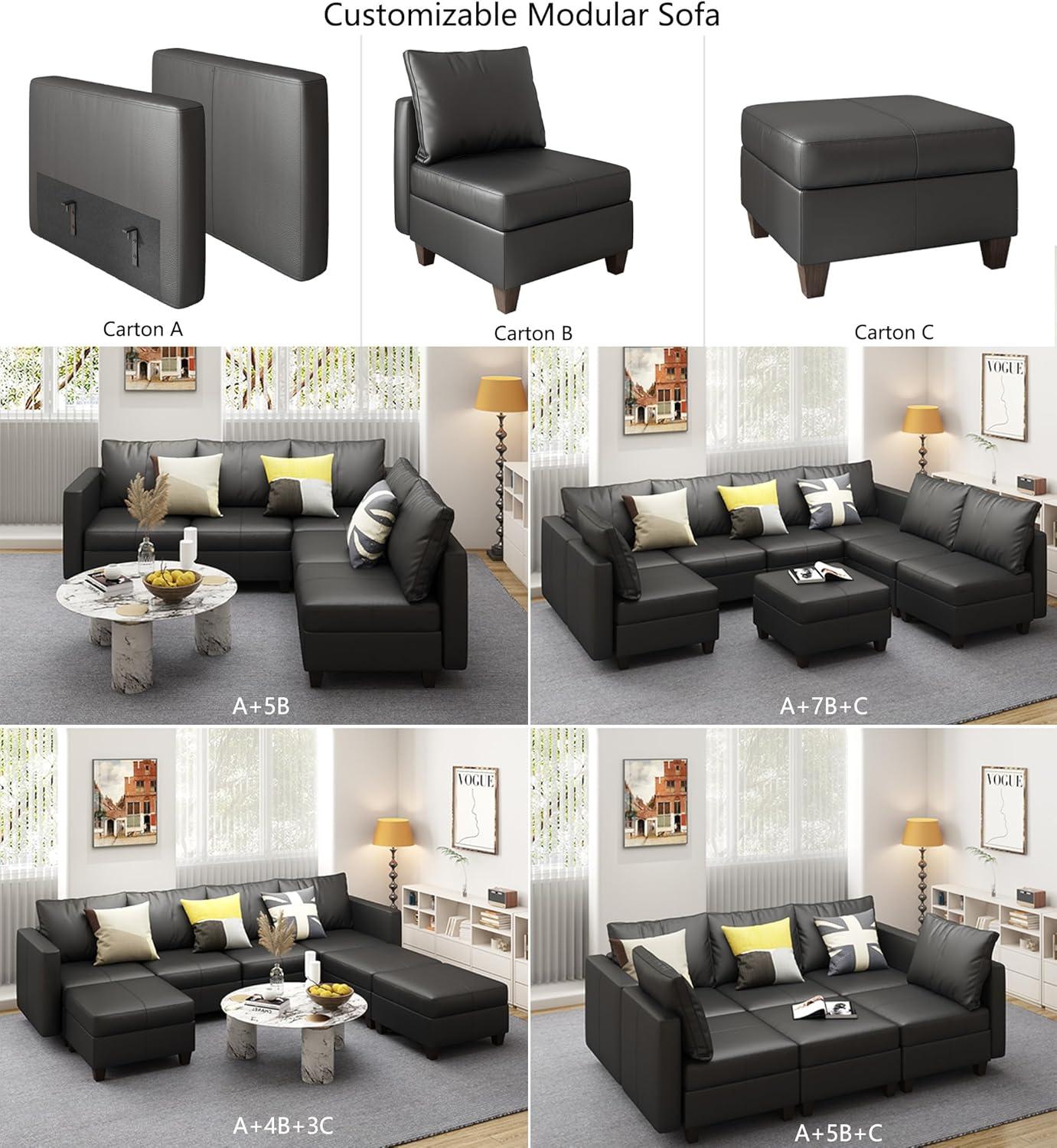 Our review: EASE MOOSE Faux Leather Ottoman module