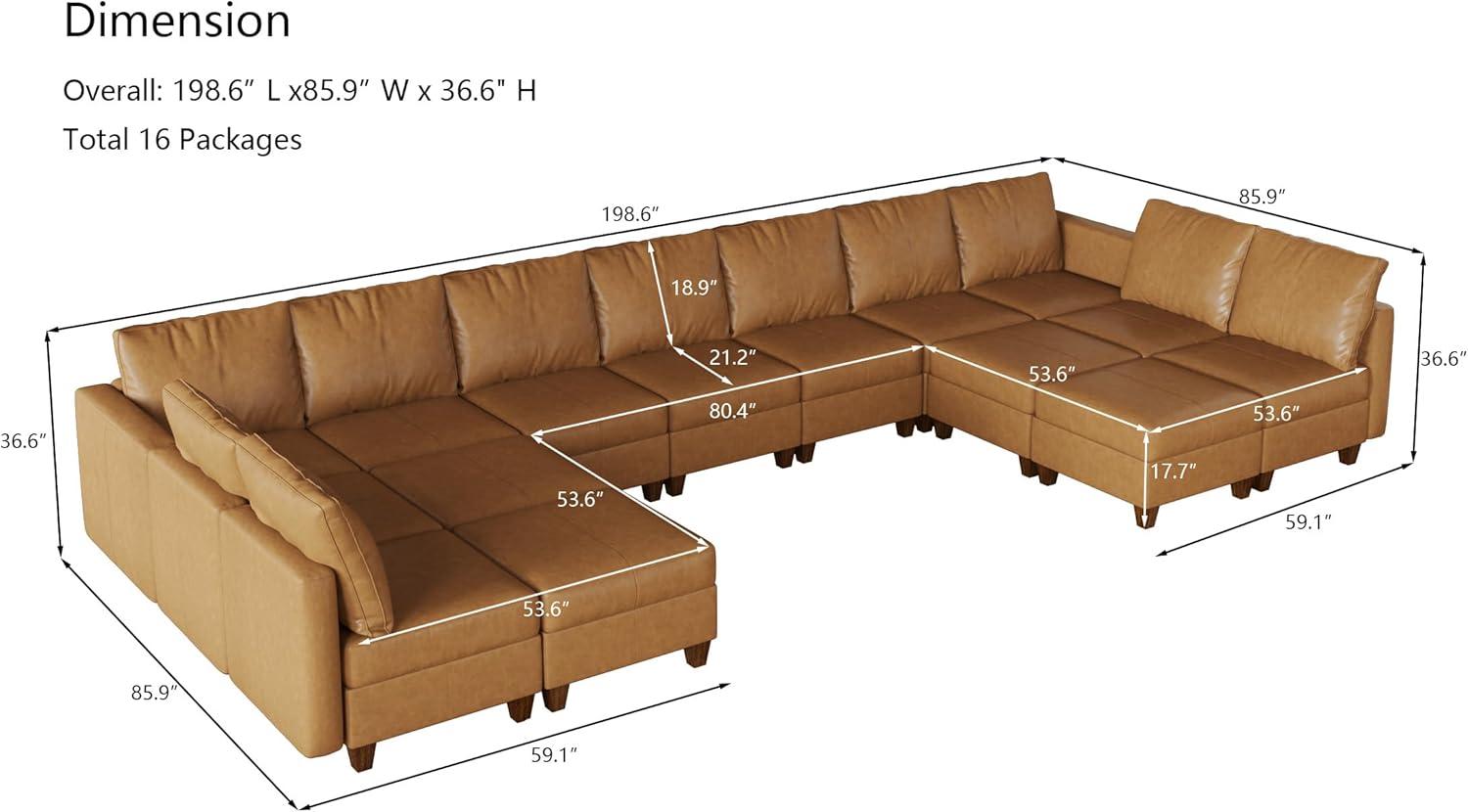 Our Review: Spacious,⁤ Convertible faux-Leather ⁢Sectional