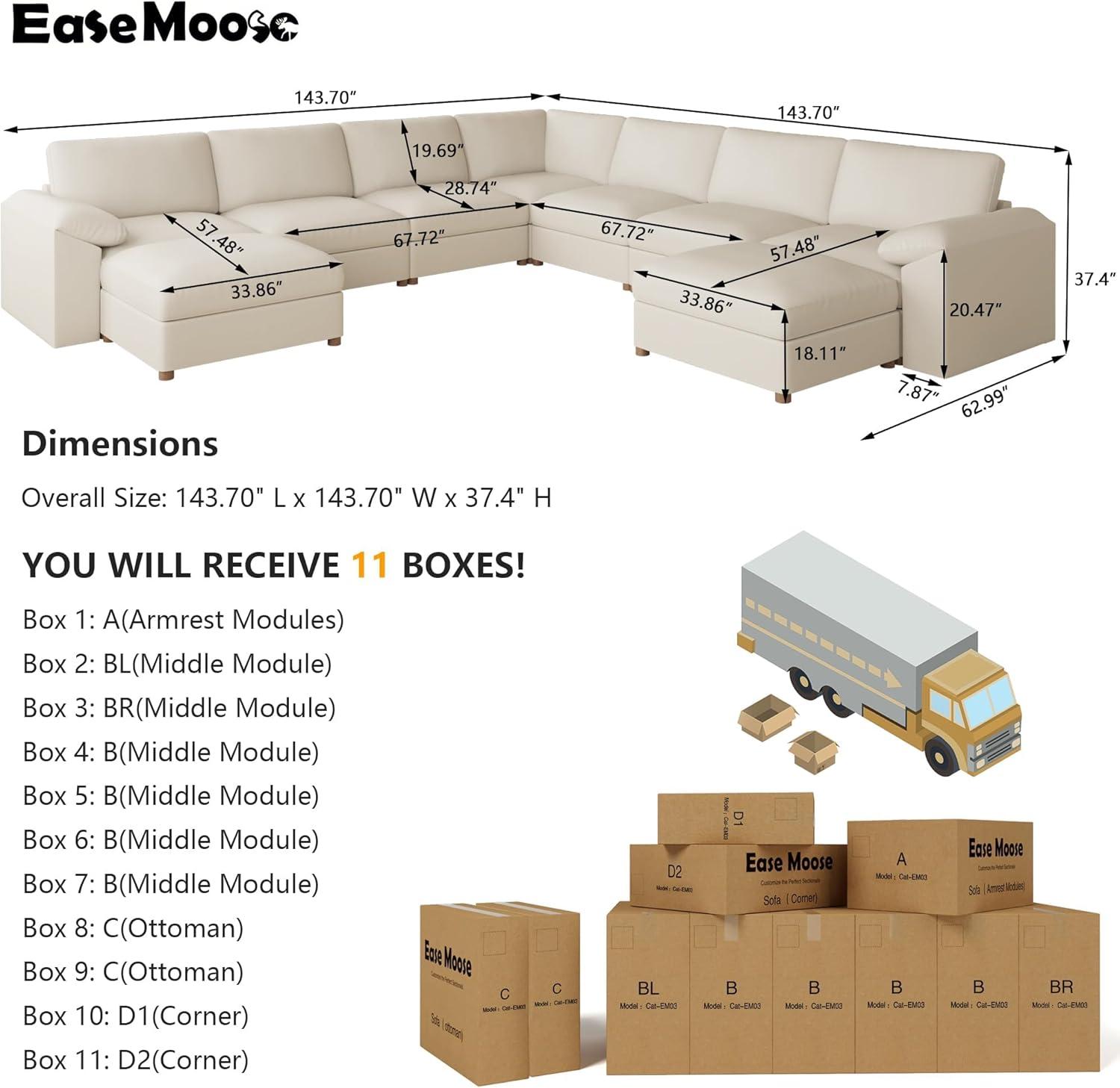 our Verdict on EASE MOOSE: Modular U-Shaped Sofa